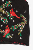 Vintage Black Bobbie Brooks Cardinals Ugly Christmas Vest (1990s)