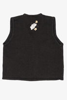 Vintage Black Bobbie Brooks Angels Ugly Christmas Vest (1990s)