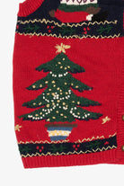 Vintage Red Capacity Ugly Christmas Vest (1990s)