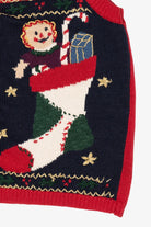 Vintage Red Capacity Ugly Christmas Vest (1990s)