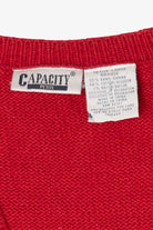 Vintage Red Capacity Ugly Christmas Vest (1990s)