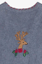 Vintage Cute Reindeer Ugly Christmas Vest (1990s)