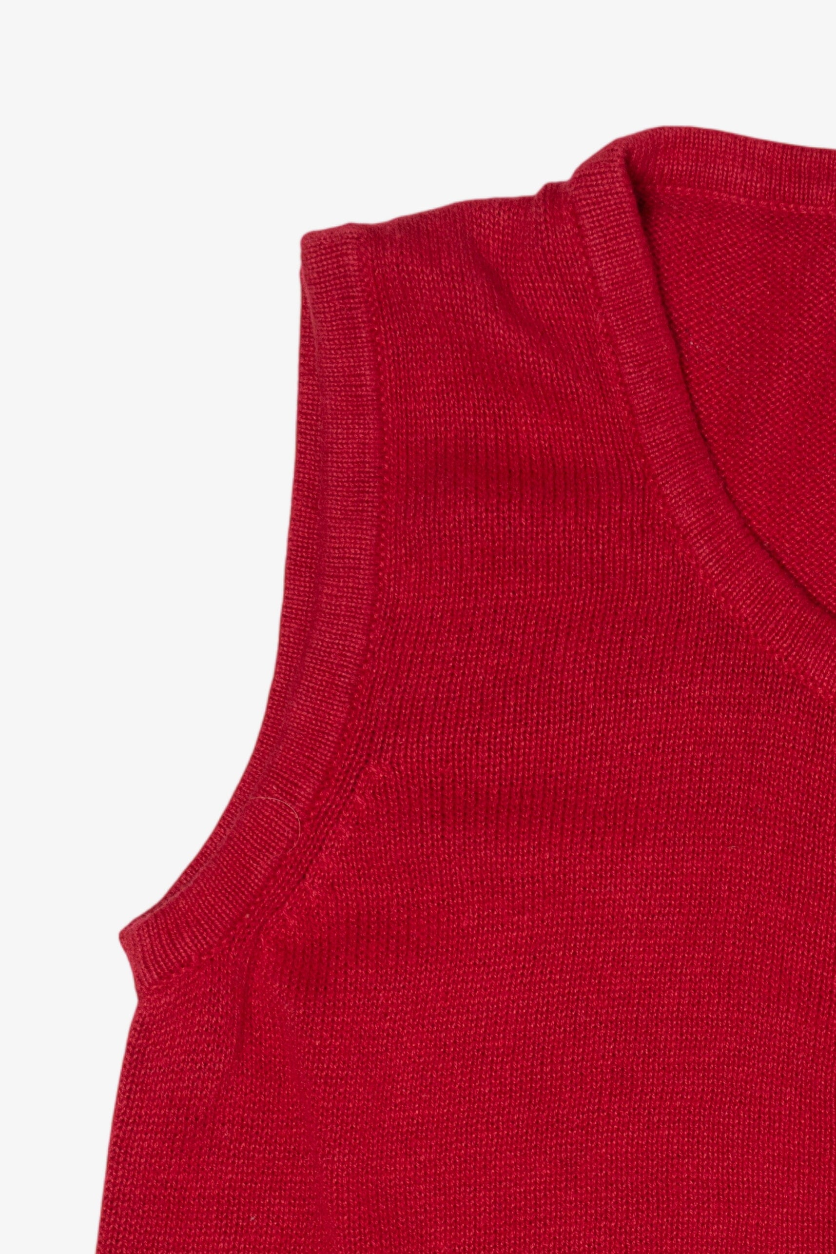 Vintage Red Snowmen Ugly Christmas Vest (2000s)