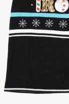 Vintage Black "Frosty" Snowmen Ugly Christmas Vest (2000s)