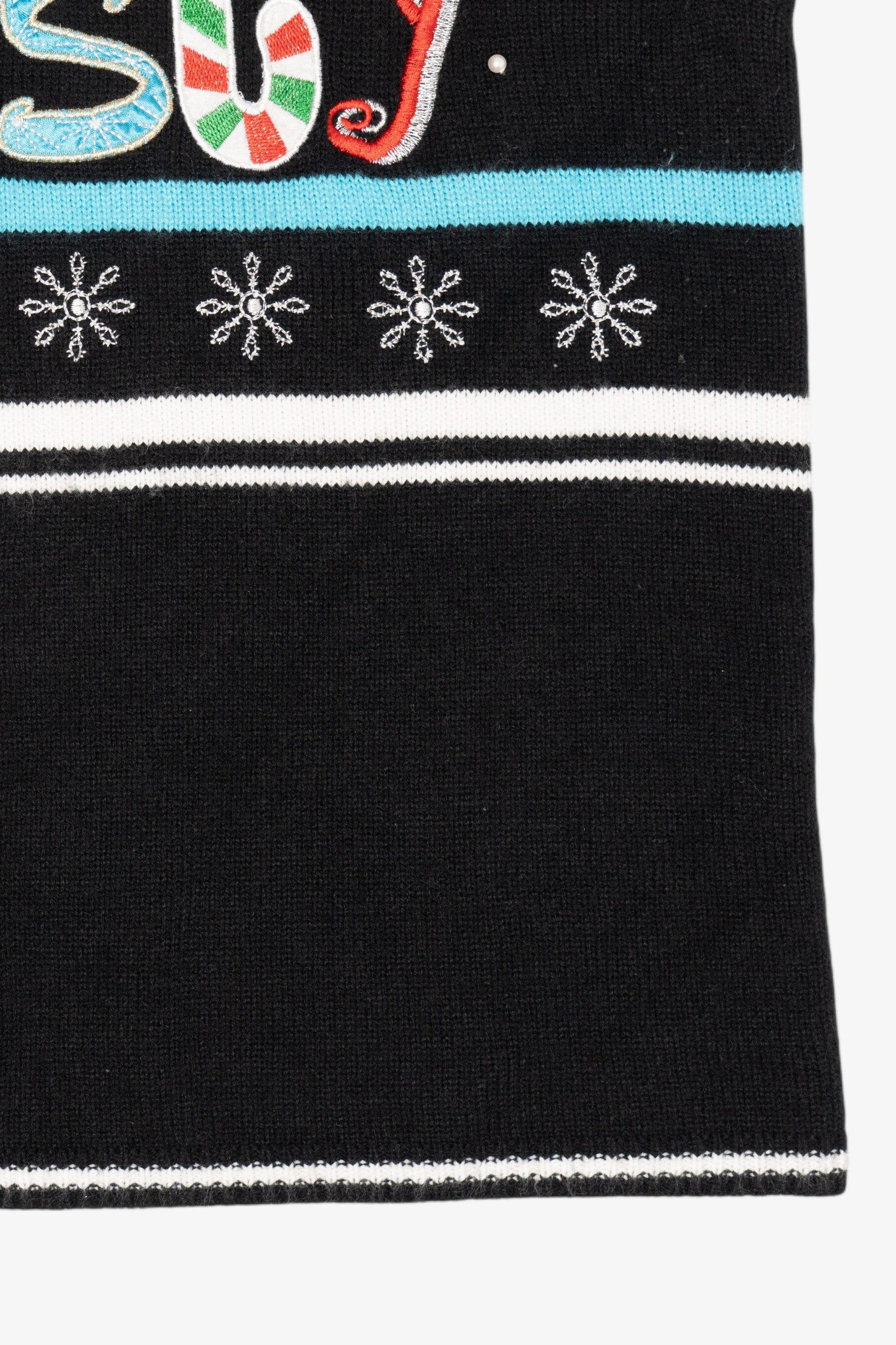 Vintage Black "Frosty" Snowmen Ugly Christmas Vest (2000s)