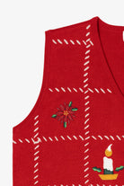 Vintage Red Croft & Barrow Snowmen Ugly Christmas Vest (2000s)