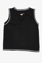 Vintage Black White Stag Reindeer Ugly Christmas Vest (2000s)