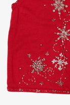 Vintage Red Designers Originals Studio Snowflakes Christmas Vest (1990s)