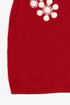 Vintage Red Holiday Editions Snowflakes Ugly Christmas Vest (1990s)
