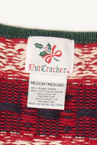 Vintage Red Nutcracker Ice Skating Ugly Christmas Vest (1990s)