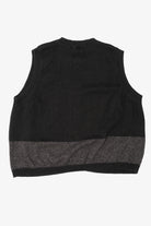 Vintage Black Snowflakes Ugly Christmas Vest (2000s)