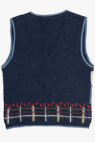 Vintage Snowy Winter Scene Ugly Christmas Sweater (1990s)