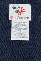 Vintage Snowy Winter Scene Ugly Christmas Sweater (1990s)