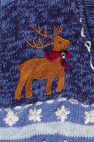 Vintage Bobbie Brooks Winter Mountain Cabin Embroidered Ugly Christmas Vest (2000s)