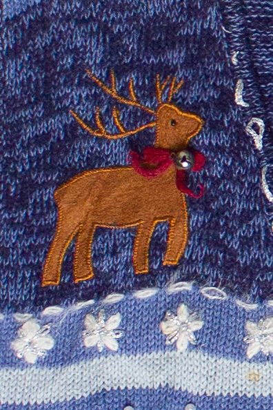Vintage Bobbie Brooks Winter Mountain Cabin Embroidered Ugly Christmas Vest (2000s)