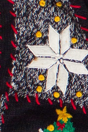 Vintage Hand Stitched Christmastime Ugly Christmas Vest