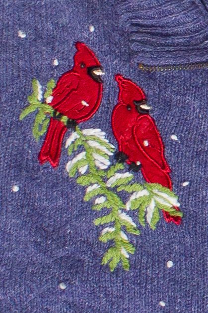 Vintage Snowy Winter Day Southern Lady Ugly Christmas Vest