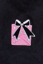 Vintage Y2K Bedazzled Pink Presents Ugly Christmas Sweater Vest