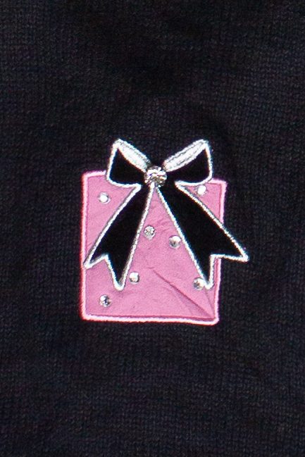 Vintage Y2K Bedazzled Pink Presents Ugly Christmas Sweater Vest