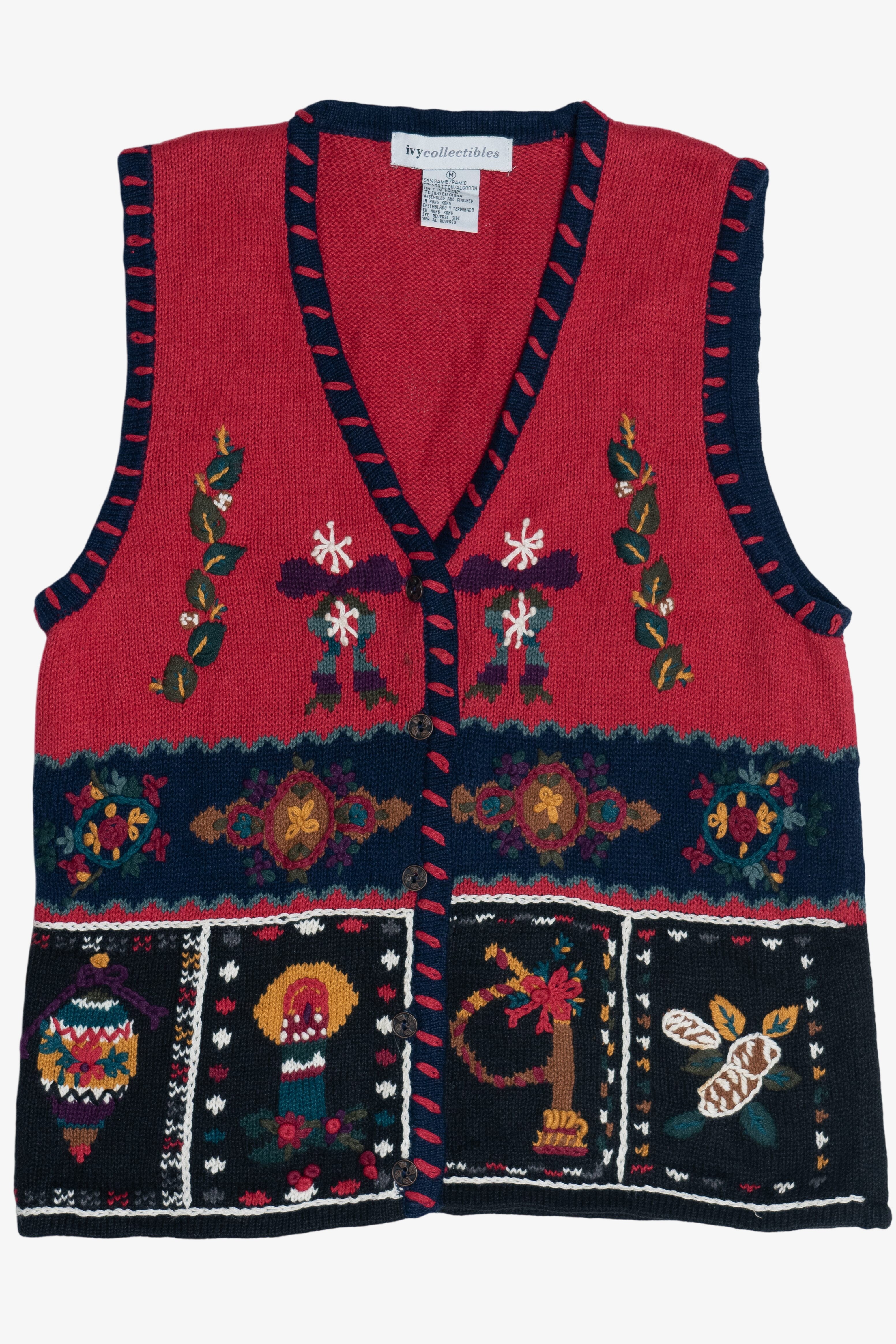 Vintage Ivy Collectibles Ugly Christmas Vest (1990s)