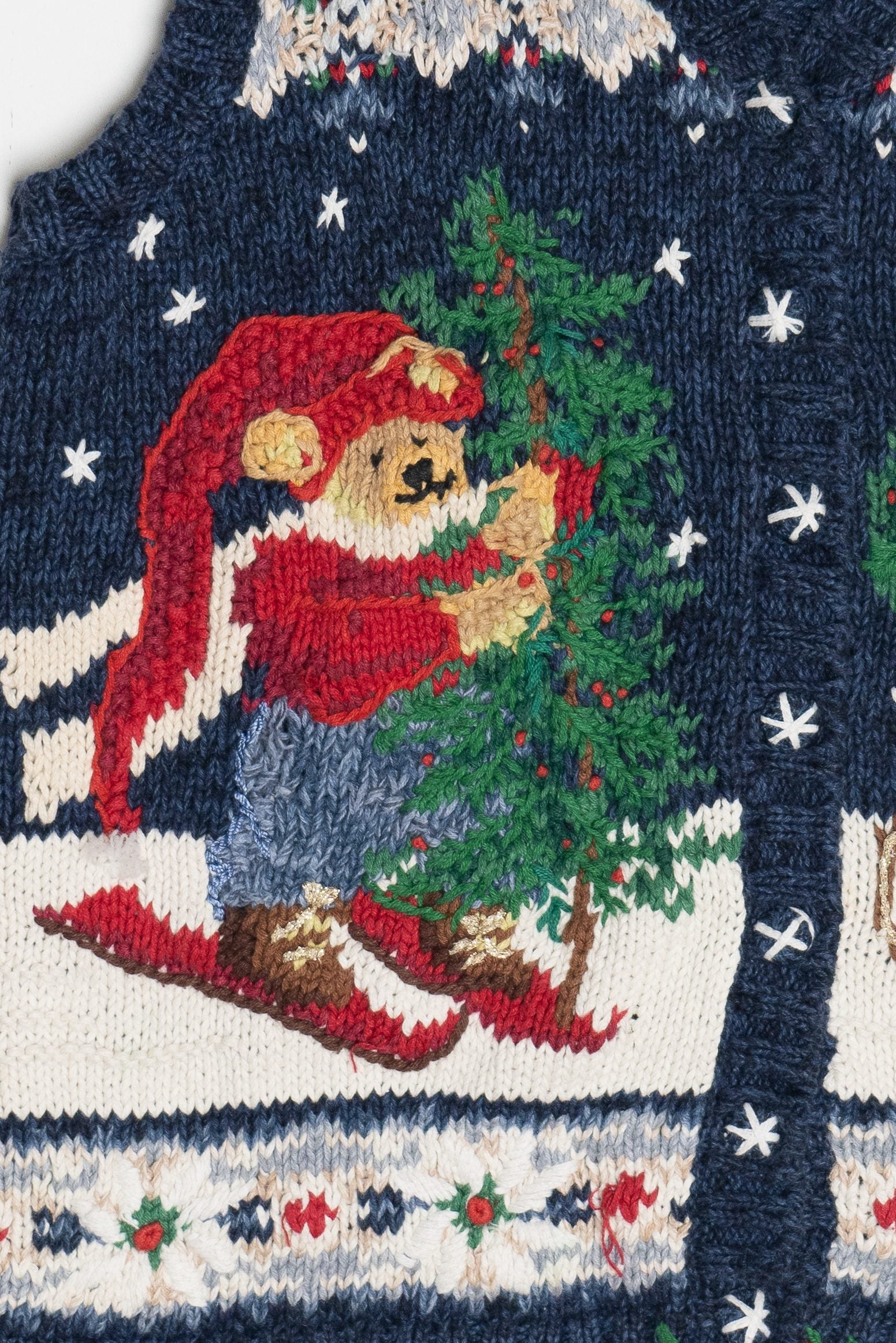 Vintage Holiday Bears Ugly Christmas Vest (1990s)