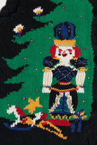 Vintage Nutcrackers & Christmas Tree Ugly Christmas Vest (1990s)