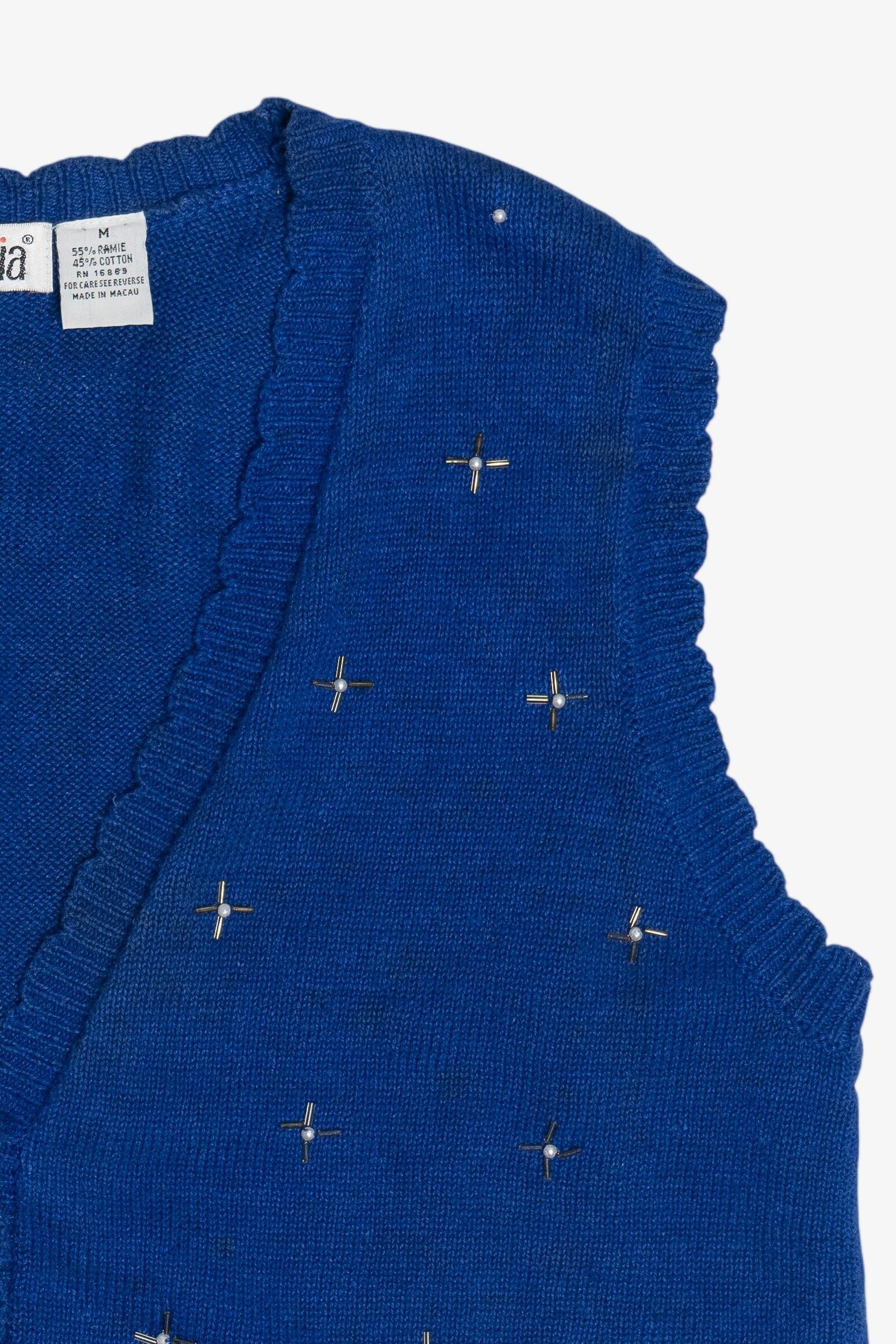 Vintage Angels In The Night Sky Ugly Christmas Vest (1990s)