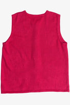 Vintage Quacker Factory Gold Christmas Trees Ugly Christmas Vest (2000s)