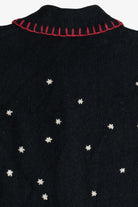 Vintage Coldwater Creek Felted Wool Snowmen Ugly Christmas Vest (2000s)