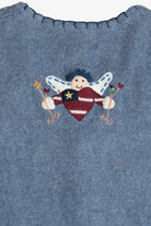 Vintage Americana "I Love America" Ugly Christmas Vest (1990s)