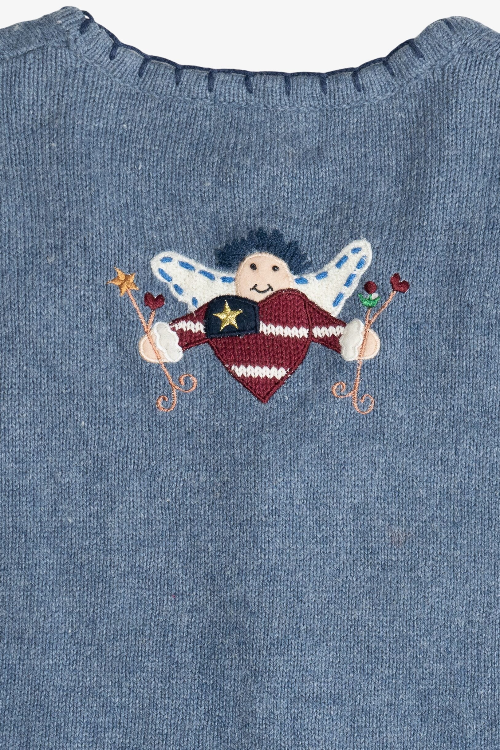 Vintage Americana "I Love America" Ugly Christmas Vest (1990s)