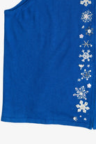Vintage Hampshire Studio Snowflakes Christmas Vest (1990s)