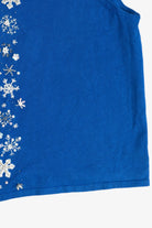 Vintage Hampshire Studio Snowflakes Christmas Vest (1990s)