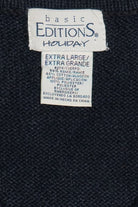 Vintage Basic Editions Holiday Birdhouse Ugly Christmas Vest (1990s)