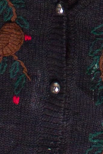 Vintage Winter Birdhouses Knit Ugly Christmas Sweater