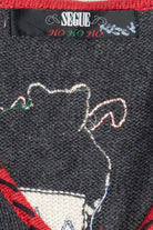 Vintage Bears In Stockings Ugly Christmas Vest (1990s)