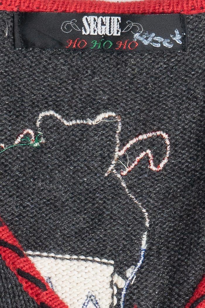 Vintage Bears In Stockings Ugly Christmas Vest (1990s)