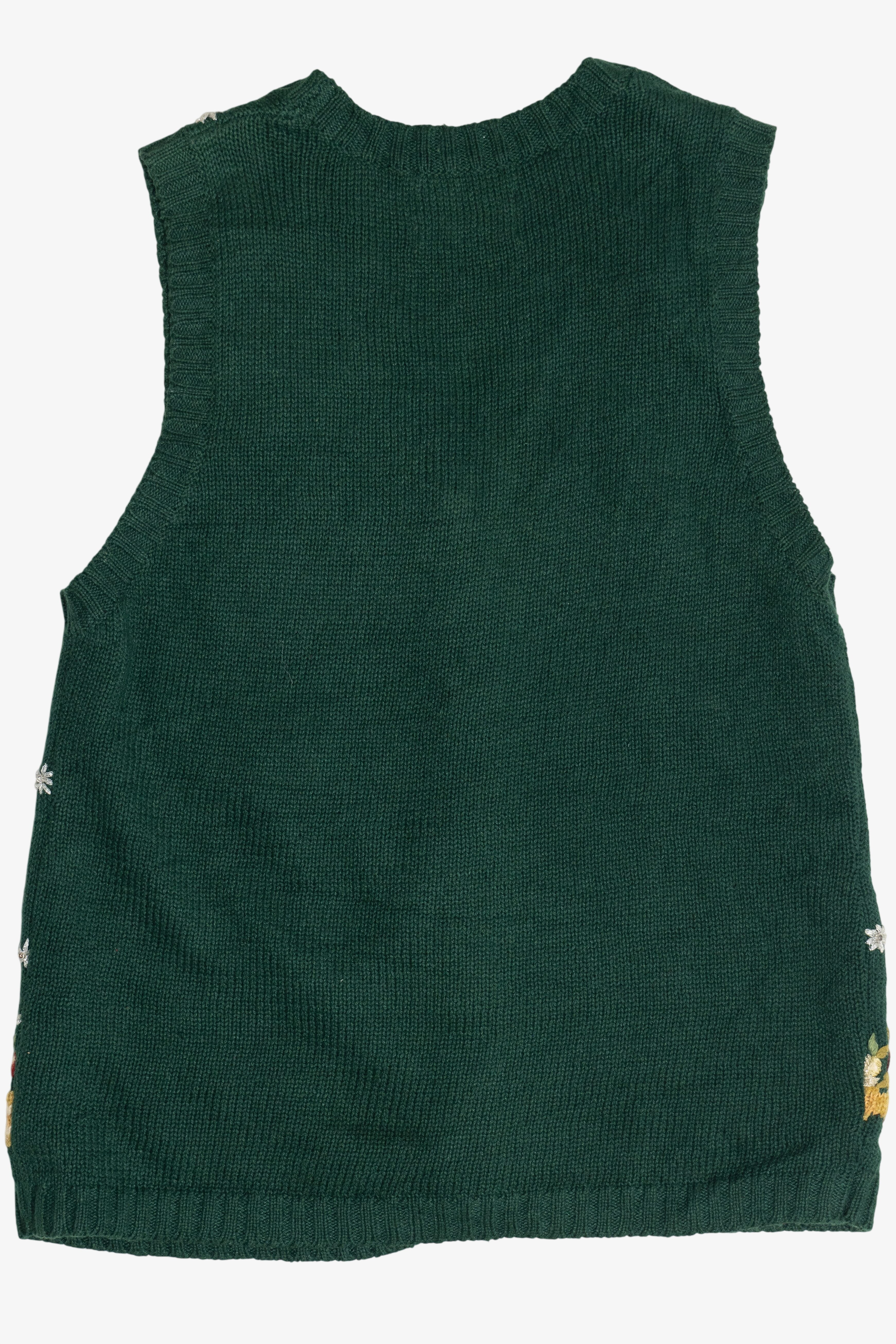 Vintage Heirloom Collectibles Elegant Santa Christmas Vest (1990s)