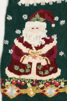 Vintage Heirloom Collectibles Elegant Santa Christmas Vest (1990s)