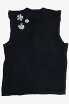 Vintage In Resource Santa & Reindeer Ugly Christmas Vest (1990s)