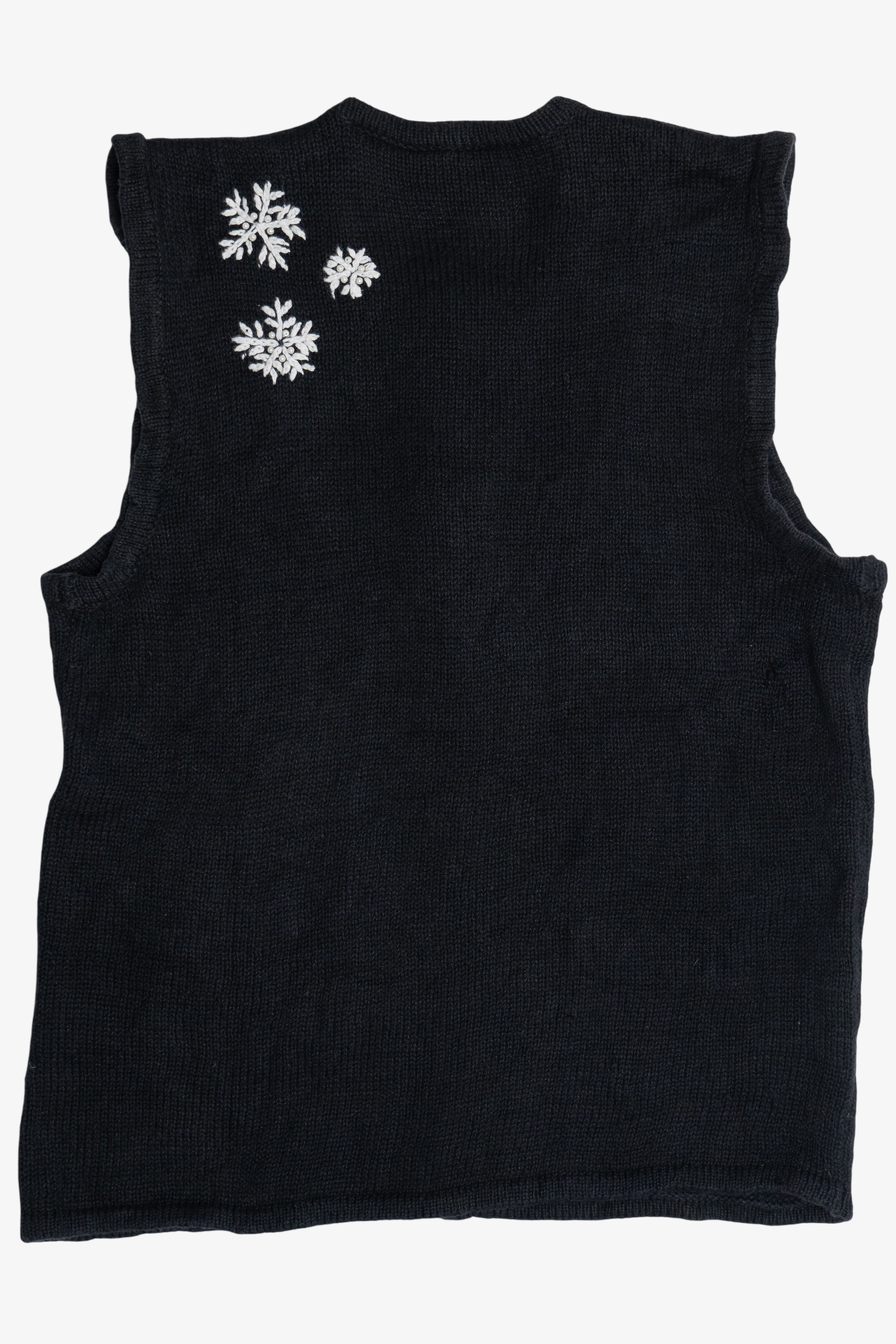 Vintage In Resource Santa & Reindeer Ugly Christmas Vest (1990s)