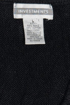 Vintage Snowflakes Zip-Up Ugly Christmas Vest (1990s)
