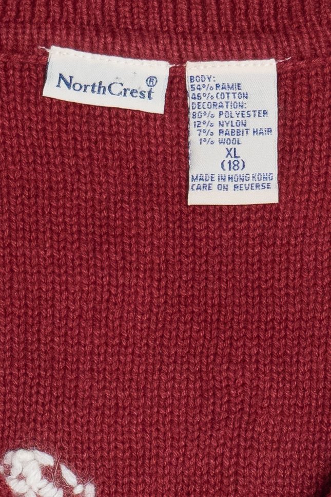 Vintage NorthCrest Snowman Ugly Christmas Vest (1990s)