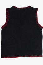 Vintage Basic Editions Holiday Birdhouse Ugly Christmas Vest (1990s)