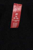 Vintage Black Poinsettia Ugly Christmas Vest (2000s)