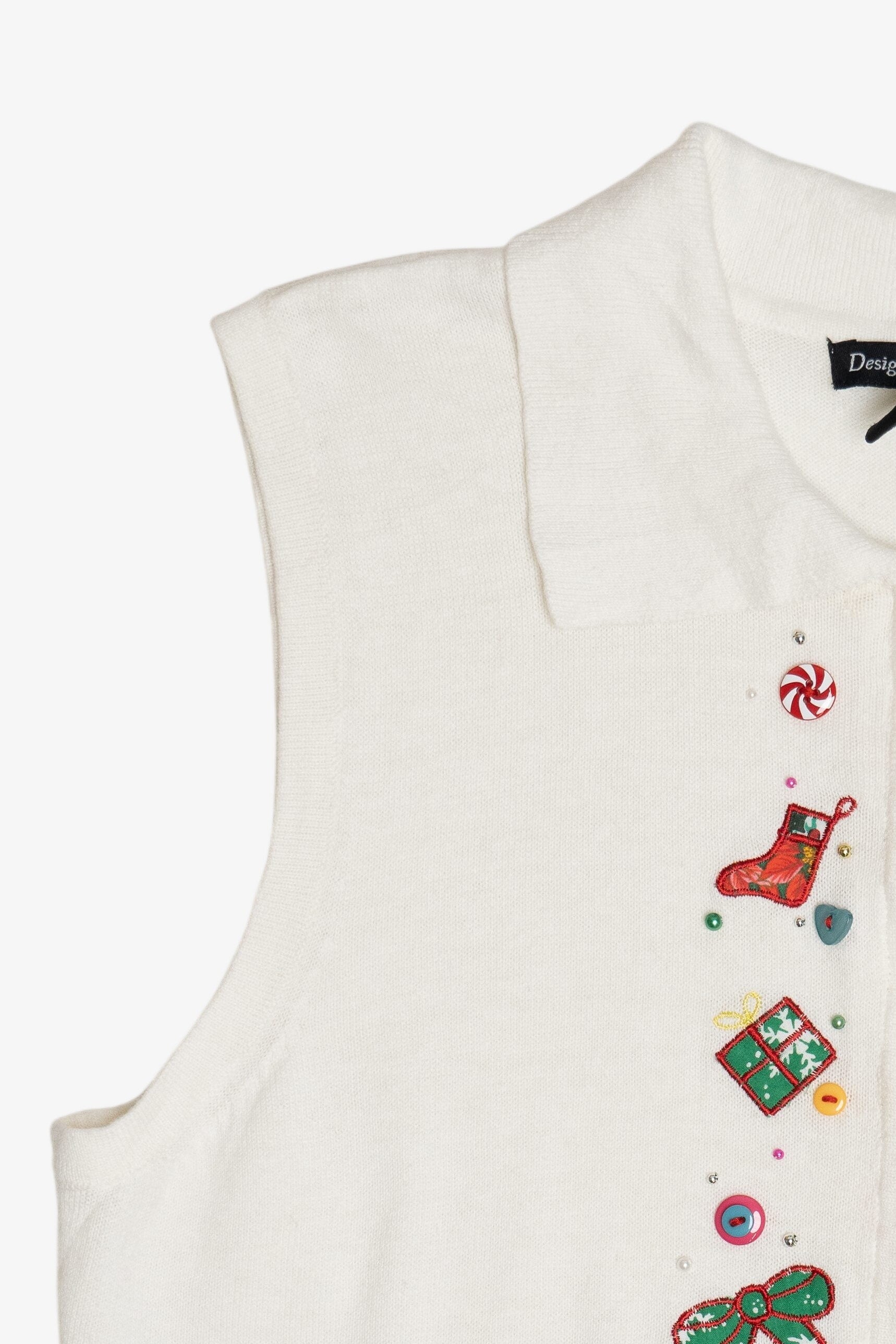 Vintage Designers Originals Ugly Christmas Vest (1990s)