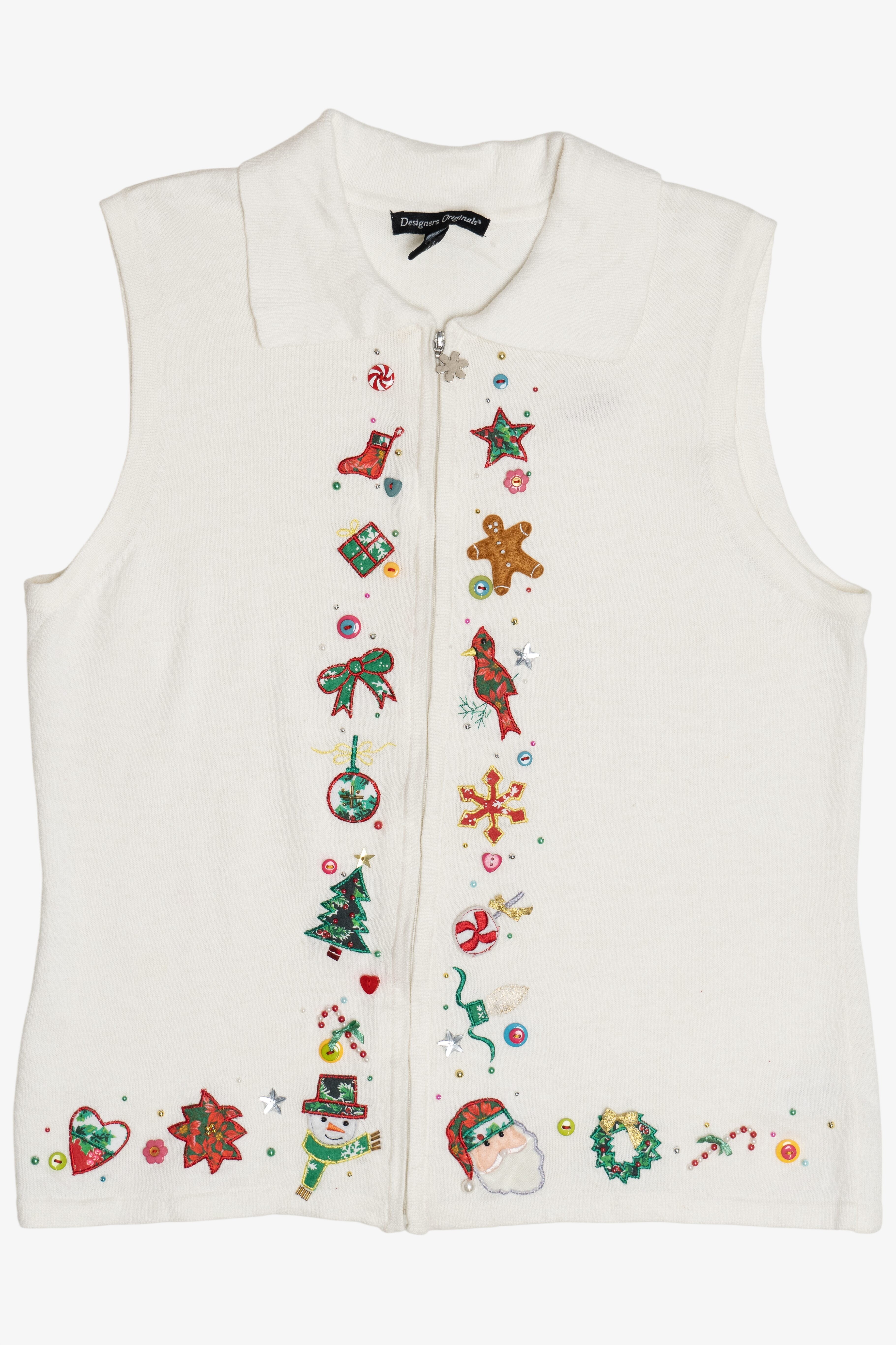 Vintage Designers Originals Ugly Christmas Vest (1990s)