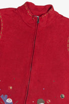 Vintage Christopher & Banks Snowmen Ugly Christmas Vest (1990s)