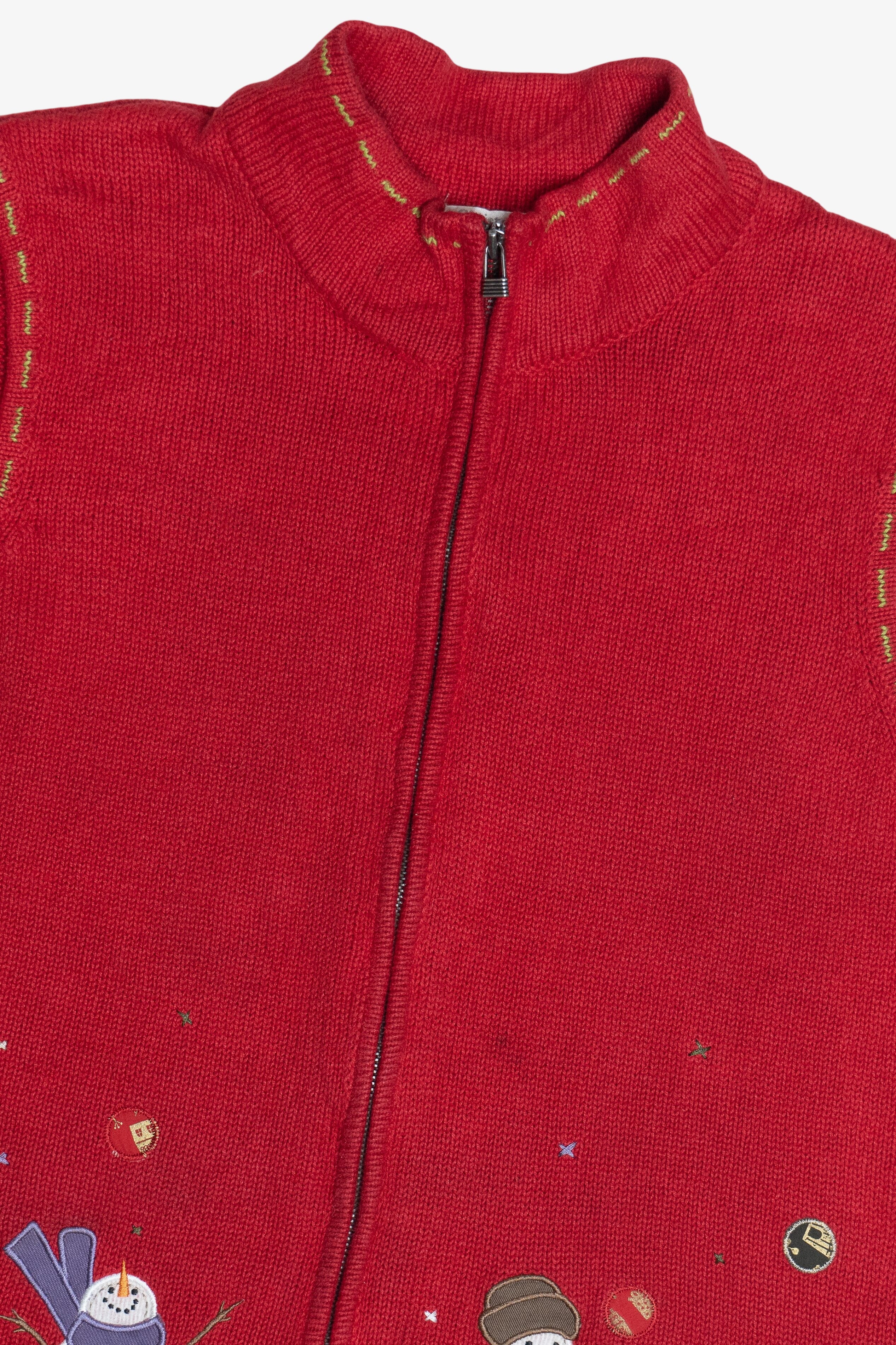 Vintage Christopher & Banks Snowmen Ugly Christmas Vest (1990s)