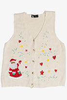 Vintage MX Matrix Fashion Santa Ugly Christmas Vest (1990s)